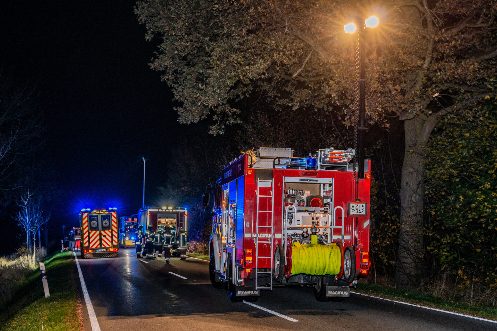 OSTRITZ: ZWEI VERLETZTE BEI MOTORRADUNFALL - Blaulichtreport Zittau