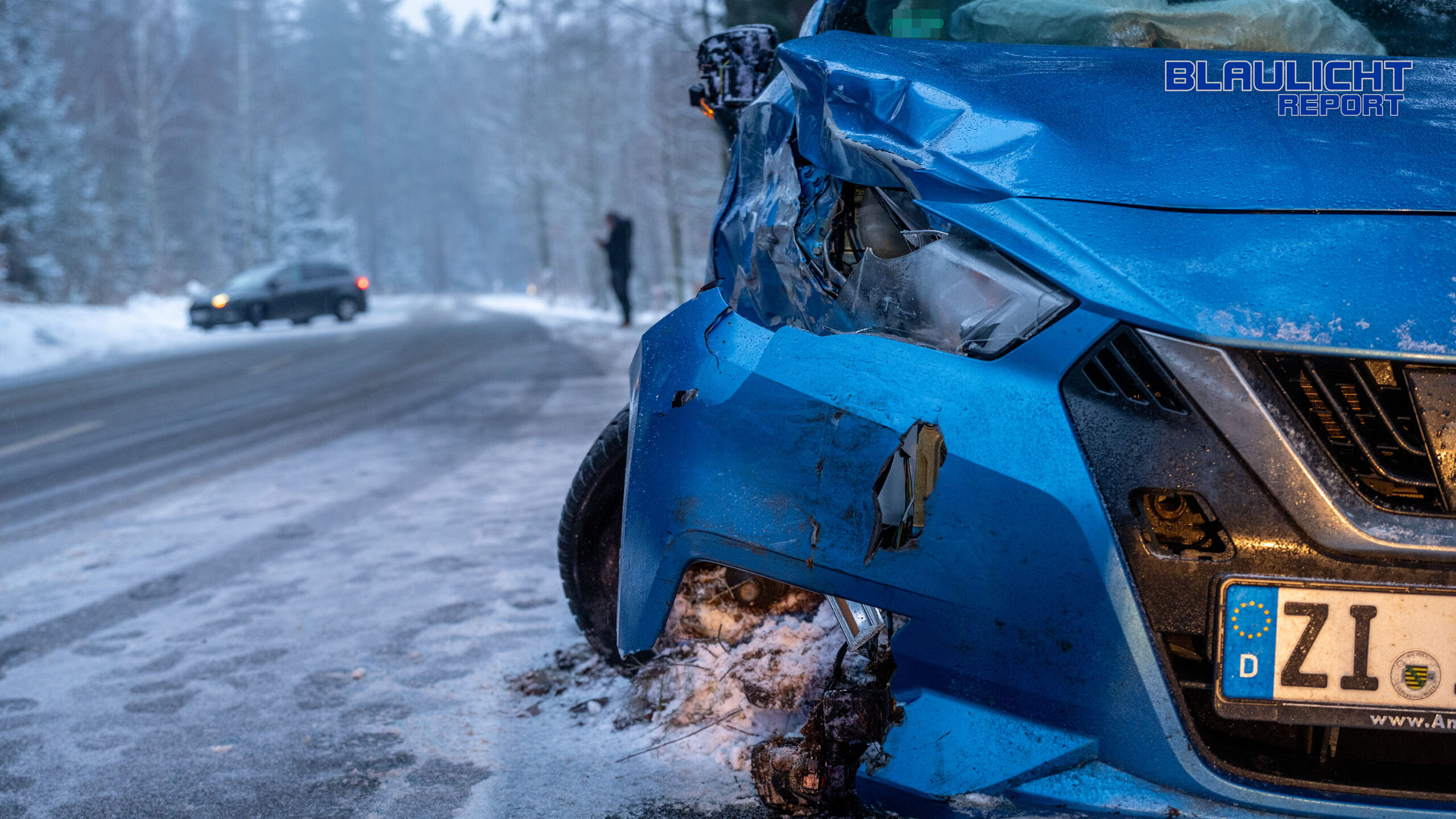 Crash auf der Jonsdorfer Straße