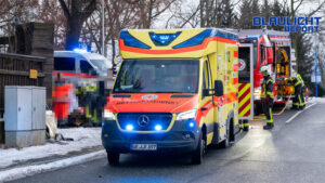 Schwerer Verkehrsunfall auf der B 99 in Zittau