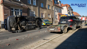 B99 nach Unfall voll gesperrt