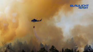 Waldbrand in der Böhmischen Schweiz