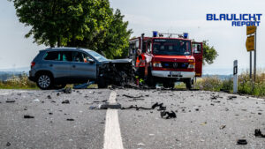 Schwerer Kreuzungsunfall zwischen Hörnitz und Großschönau